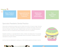 Tablet Screenshot of kiddiesdentalcare.com.au